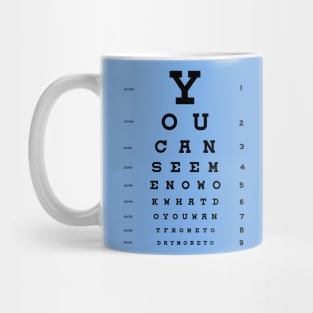 Eye Chart Mug